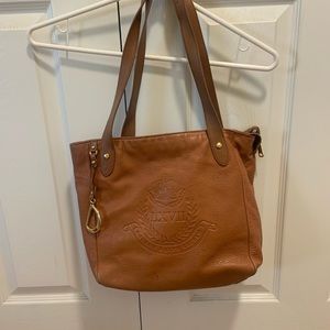 Brown leather Ralph Lauren Handbag.